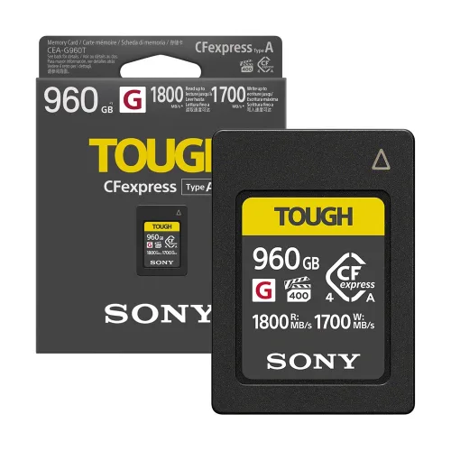 소니 CFexpress 4 Type-A 터프 메모리카드 NEW CEA-G 시리즈, 1개, 960GB