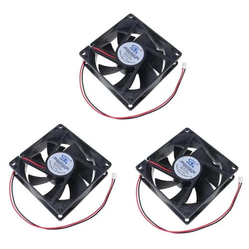 JK 쿨러 92mm 컴퓨터 쿨링팬 공냉식냉각 2핀 FAN, 3개