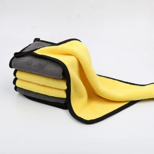 [웅잇] 프리미엄 양면 극세사 타월 3개 세차용 25cm x 25cm
