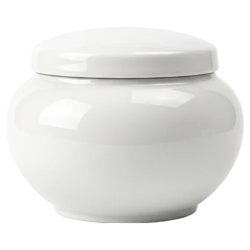 국산 도자기 단지 백자달단지 300g 경옥고 꿀 소금 된장 고추장 항아리 선물, 1개