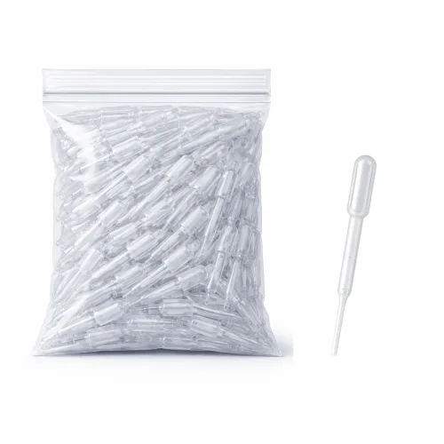 일회용 스포이드 세트 눈금 드롭퍼 소분 피펫, 100개, 0.2ml