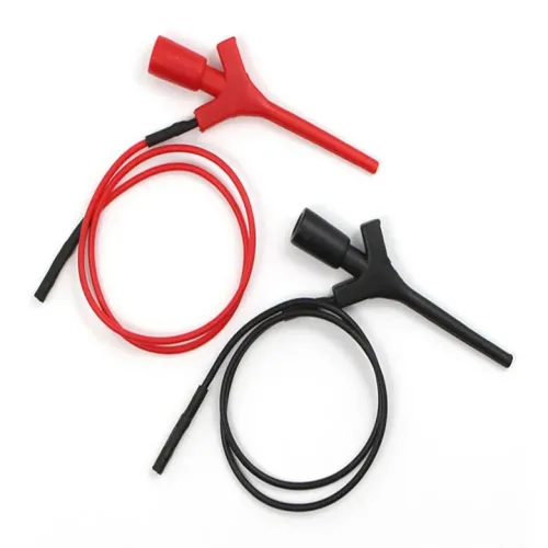 멀티미터용 금속 악어 클램프 테스트 액세서리, 절연 클립, 2mm 소켓 , 1000V, 10A 커넥터 V27, 1