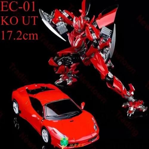 신규 변환 EC-01 EC01 KO UniqueToys UT-R06 UTR06 디노 레드 대셔 17.2cm 합금 액션 피규어 로봇 완구