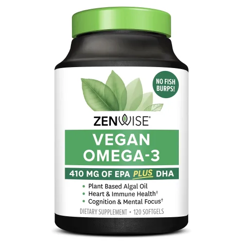 젠와이즈헬스 비건 오메가-3 EPA 150mg & DHA 300mg 소프트젤, 1개, 120정