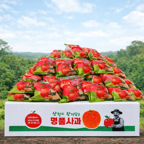 고당도선별 세척사과 껍질째먹는 꿀사과, 1박스, 5kg