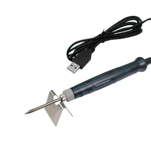 휴대용 USB 인두기 유선 미니 소형 납땜기 전자 전기 브레드보드 땜납 우드버닝툴 수리 작업 수공구 DIY