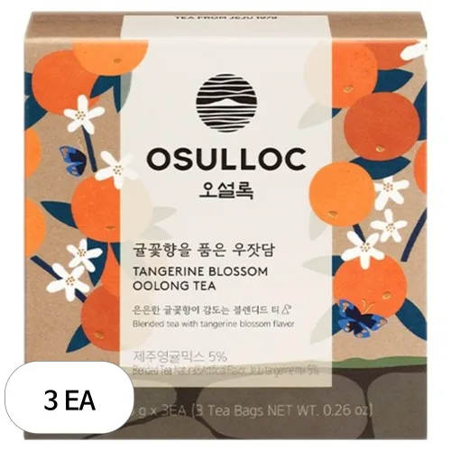 오설록 귤꽃향을 품은 우잣담 티백