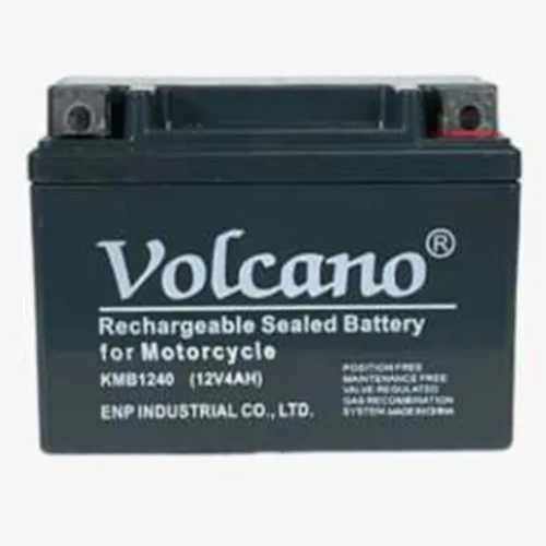 볼케이노배터리 KMB1240 (YTX4L-BS) 12V 4Ah 슈퍼커브 택트 에이포 투데이 그랜드필라노 MSX125, 1개