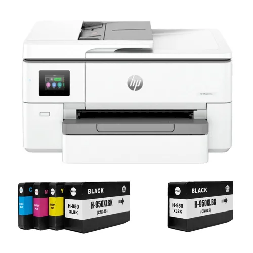 HP 오피스젯프로 9720 A3잉크젯복합기 호환잉크 1SET 검정1개 추가 HP7720후속모델, 9720