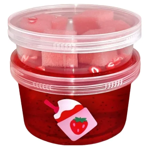 젤리블리스 딸기절임 스펀지 슬라임, 빨강, 200g, 1개