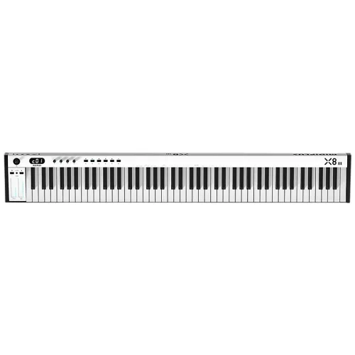 MIDIPLUS X8 3세대 미디플러스 마스터 키보드 88 건반 악기 미디 컨트롤러 [정품], 1개