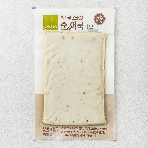 [로켓프레시] 올가홀푸드 밀가루 ZERO 순어묵 네모