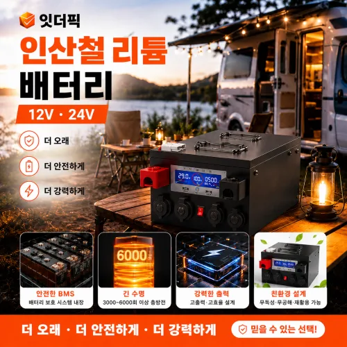 인산철 오래가는 배터리 리튬 화물차 캠핑카 12v 24v 1000ah, 1개, 12V600AH 인산철+충전기(관부가세포함)