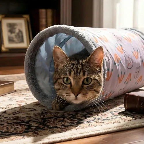 고양이 터널 똑바로 형, 1개, 무 패턴