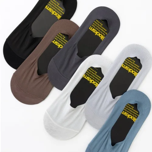 벗겨지지 않는 남자 덧신 양말 페이크삭스 6P