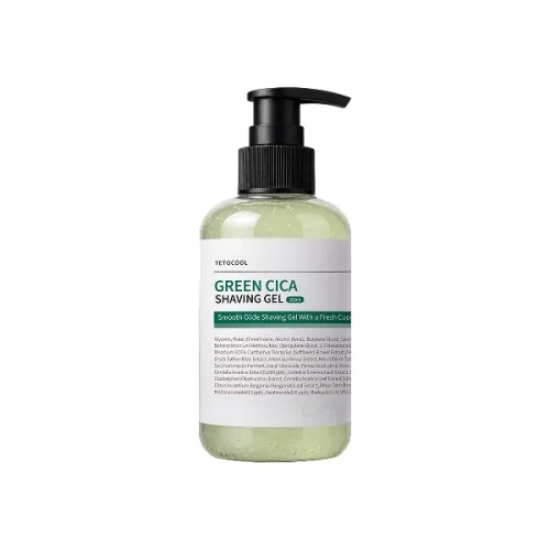 테토쿨 그린 시카 쿨링 쉐이빙 젤, 1개, 250ml