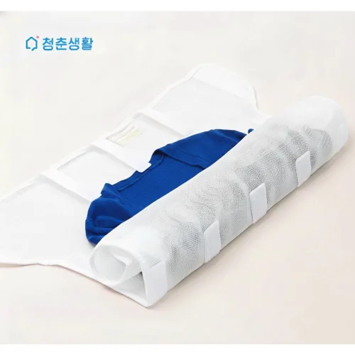청춘생활 패딩 니트 세탁망 빨래망 돌돌망, 1개, 돌돌망소형