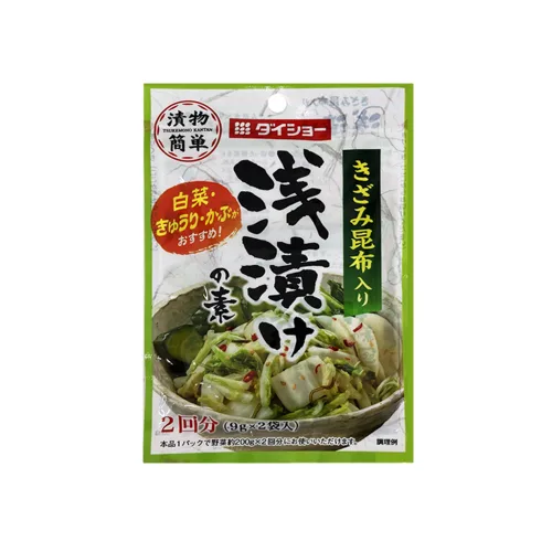 일본 다이쇼 아사츠케 아사즈케 노모토 쯔케모노 야채절임 양념 18g, 18g, 1개