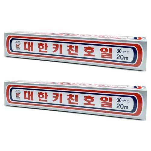 대한웰빙은박접시 키친호일, 20m, 2개