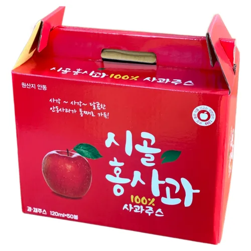시골홍사과 사과즙 120ml x 50/100/150팩