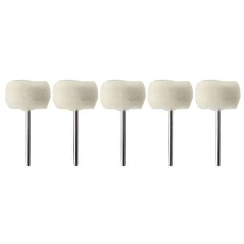 미니 울 연마 헤드, 3mm 생크 버핑 휠, 광택제 브러시 드릴, 로터리 핸드 그라인딩 도구, 1-50 개