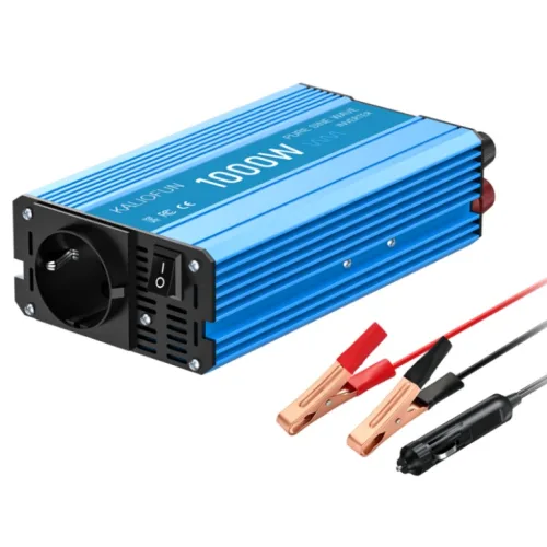 순수정현파 인버터 220V 60Hz KC인증 차량용 캠핑용 가정용 태양광 전원 변환기 1000W, 1개