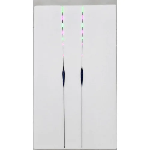 주한피싱 양어장 7점등 전자찌 고감도 민물낚시 전자찌 야간낚시, 1개, 그린 (2.8g)