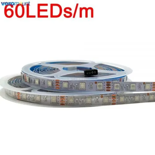 유연한 RGB LED 스트립 라이트 5050, SMD 30 60 96 120LED/M IP20 IP65 방수, 8mm 10mm PCB 테이프 ED 라이트, DC 12V 24V