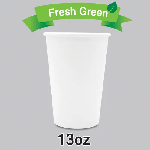 400ml(13온스) 무지 종이컵 [뚜껑별도]