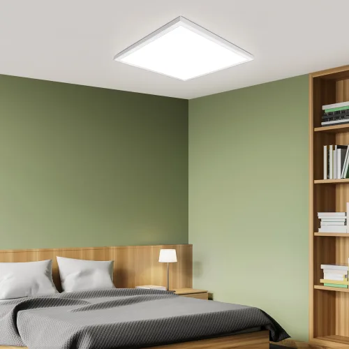 원하 초슬림 직하 평판 엣지 플리커프리 면조명 50W 640 x 640 mm, 화이트