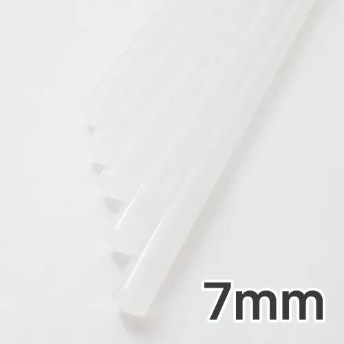 JSS&D 글루건심 투명 7mm 핫멜트 글루스틱, 10개