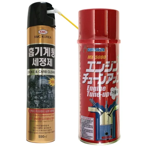 (1+1) 스로틀 바디클리너 흡기 크리닝 엔진 카본 세정제, 1+1, 550ml