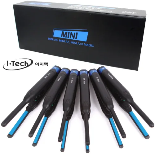 초미니! 아이텍 미니 매직기 평판 볼륨 5mm 7mm 10mm 고데기 남자다운펌 잔머리매직, 볼륨5mm, 블루