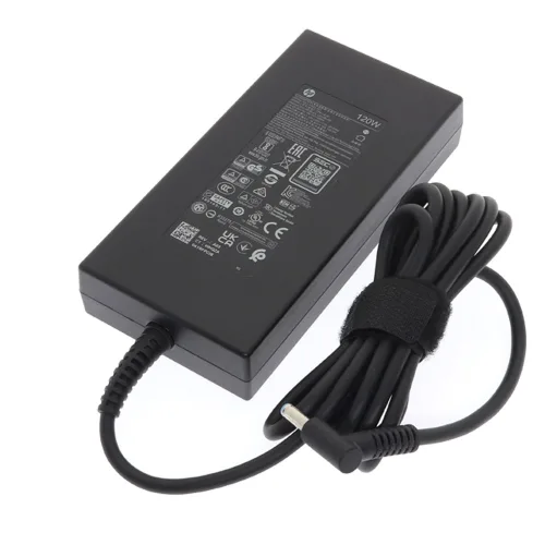 HP 정품 19.5V 6.15A 120W 4.5mm 어댑터, 어댑터+전원케이블, 1개
