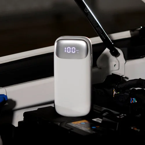 메이튼 차량용 휴대용 배터리 방전 충전 리부트 점프스타터, 1개, 16000mAh