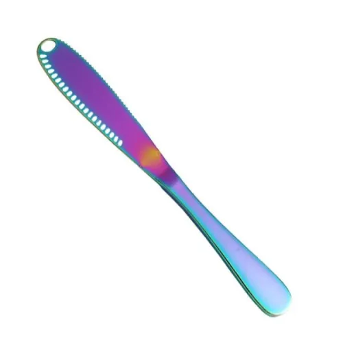 스테인리스 스틸 버터 나이프 구멍 치즈 디저트 나이프, 잼 나이프, 커트레이 토스트, 닦기 크림 빵 치즈