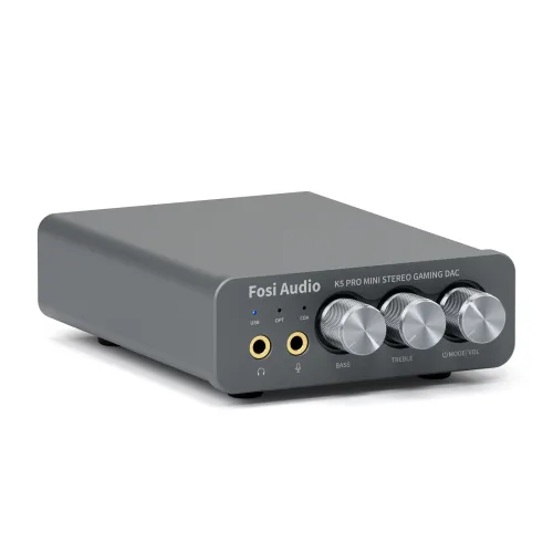 Fosi Audio K5 PRO USB DAC 마이크 헤드폰 앰프 내장 PS5 PC 액티브 스피커용, K5 PRO