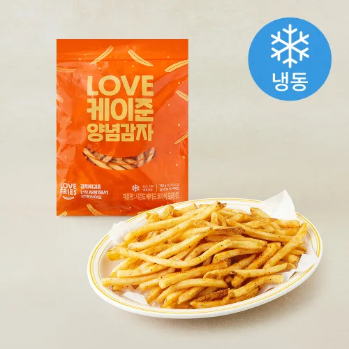 [로켓프레시] 러브프라이즈 케이준 양념감자 (냉동), 750g, 1개