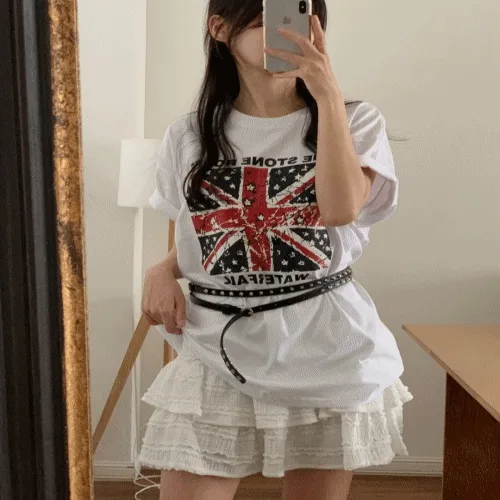 [보헤미안시크/포인트] 크로스 레이어드 스터드 벨트 / 롱 슬림 펀칭 아일렛 가죽 허리띠