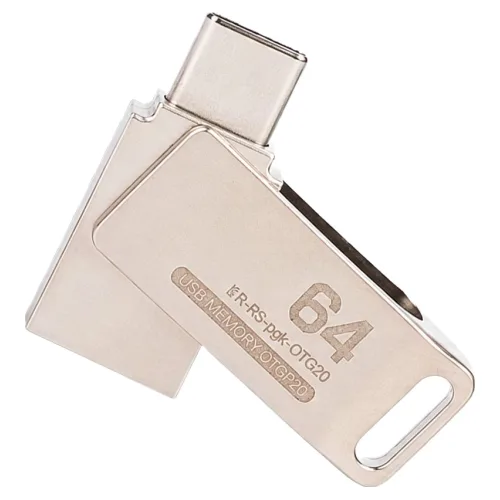 PLEIGO 듀얼 C타입 OTG USB 메모리 OTGP20, 1개, 64GB