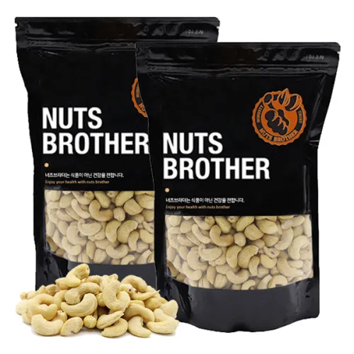 너츠브라더 프리미엄 생캐슈넛 300g+300g 캐슈너트, 2개