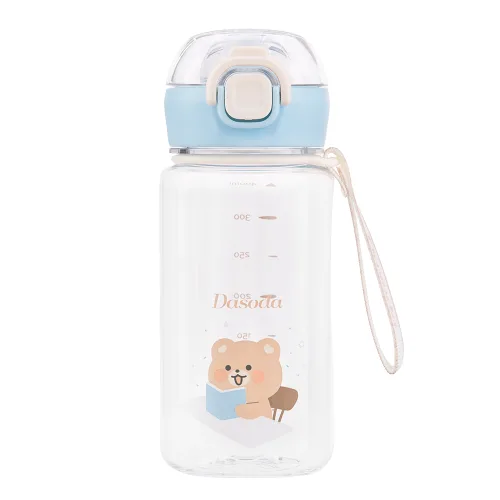 다소다 허그보틀 400ml + 스트랩 세트, 1세트, 400ml, 블루밍소다