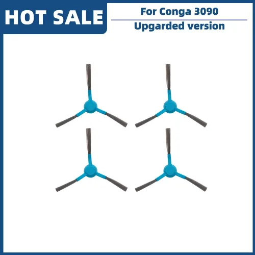Cecotec Conga 3090 로봇 진공 예비 부품 액세서리와 호환 메인 사이드 브러시 Hepa 필터  천 호환 용품 휠