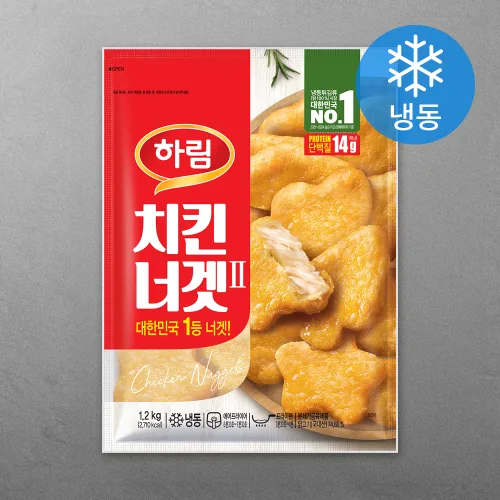 하림 치킨너겟 (냉동), 1.2kg, 1개