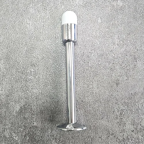 일자 도어스토퍼 120mm 문보호 소음방지, 1개, 실버