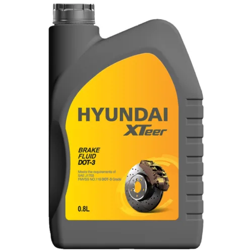현대엑스티어 정품 브레이크오일 DOT-3 0.8L 브레이크액, 1개, DOT-3