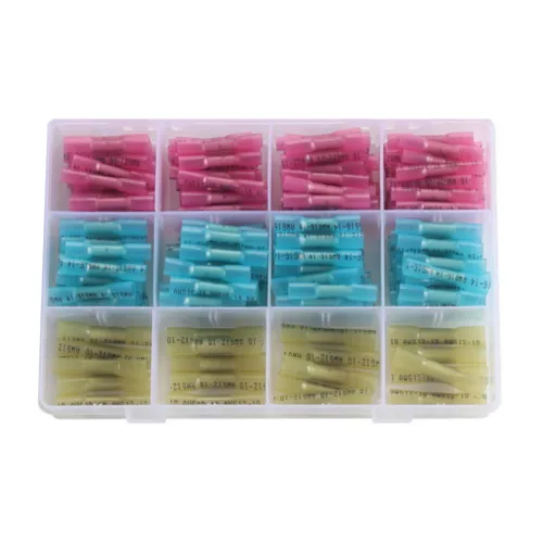 JEKYU 방수PG슬리브200pcs 열수축 압착슬리브 절연 커넥터 전선연결 배선 터미널 커넥터 단자, 1세트