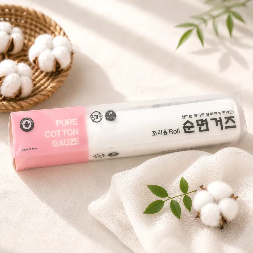 다용도 순면 거즈 무형광 100% 잘라쓰는, 1개