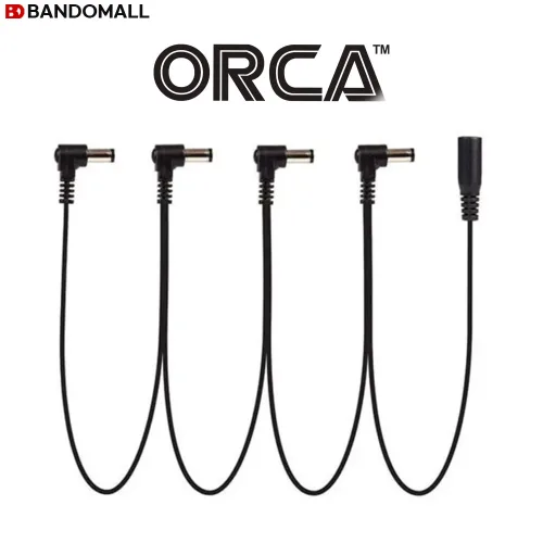 오르카 이펙터 기타 페달 DC케이블 문어발 4구 ORCA ODC-AJC4, 1개