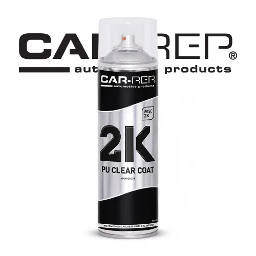 카랩 2K 클리어코트 High gloss 2액형 스프레이 투명 락카 카페인트 스프레이 500ml, 2K PU 클리어코트 (20033320) 500ml, 1개